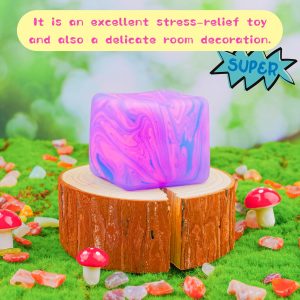 NeeDoh Nice Cube C Solid Squish C Pink & Blue