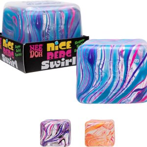 Schylling NeeDoh Swirl Nice Berg – Jumbo Squishy Squeezy Fun – Colors May Vary