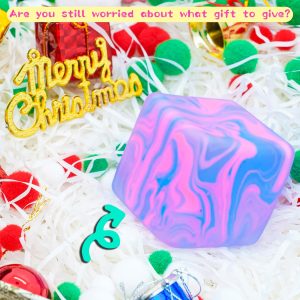 NeeDoh Nice Cube C Solid Squish C Pink & Blue