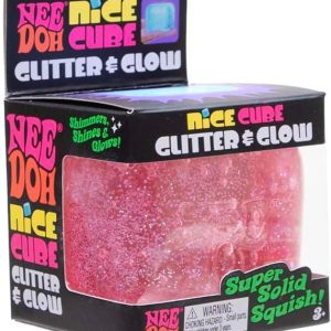 NeeDoh Nice Cube Glitter & Glow : Toys & Games