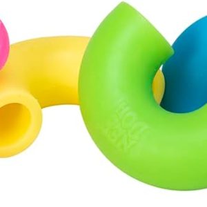 Schylling NeeDoh Mac ‘N- Squeeze – Sensory Squeeze Toy – Contains 4 Squishy Noodles – 3 Wide – Color May Vary (Pack of 1)