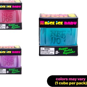 Schylling NeeDoh Nice Ice Baby – Sensory Squeeze Toy – Super Solid Squish – 1.25 Wide – Color May Vary (Pack of 1) : Toys & Games