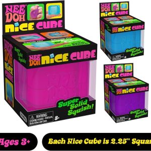 Schylling NeeDoh Nice Cube -Sensory Squeeze Toy with Super Solid Squish – 2.25 Cube : Toys & Games