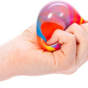 Schylling NeeDoh Marbleez – Groovy Glob Toy – Assorted Multi-Color Swirls – Ages 3 to Adult (Pack of 1)