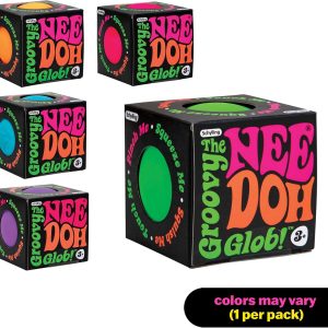 Schylling NeeDoh Original – Sensory Fidget Toy – Assorted Colors – Ages 3 to Adult . 1 Count ( Pack of 1)