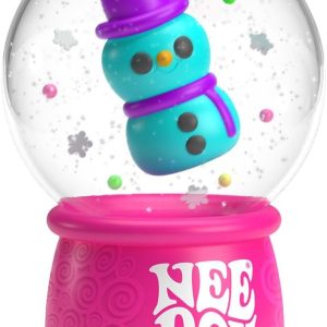 Schylling NeeDoh Squishmas Squish N- Snow Globes – Christmas Squeeze Toy – Assorted Colors – Ages 3 to Adult (Pack of 1)
