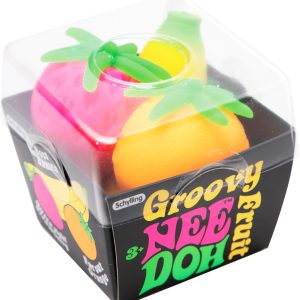 Schylling Nee Doh Groovy Fruit – Novelty Toy (GFND)